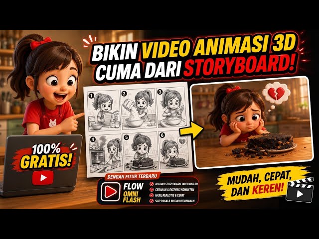 Free 3D Animation Tutorial from Storyboard | Consistent Characters Automatically with No Hassle!