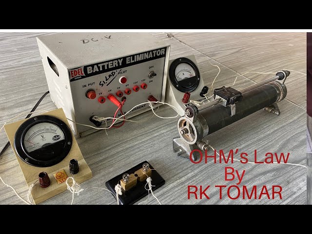 Ohm’s Law experiment class 12 // #ohmslaw