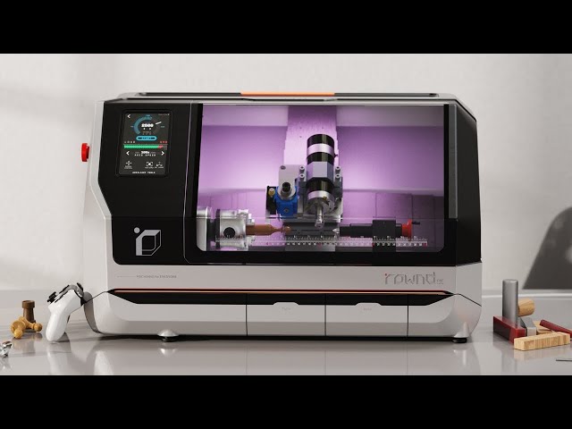 Rownd CNC Lathe - The World’s First Consumer And Hobbyist-Friendly CNC Machine