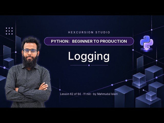 Python Logging Explained — Stop Using print() | Python 62/94