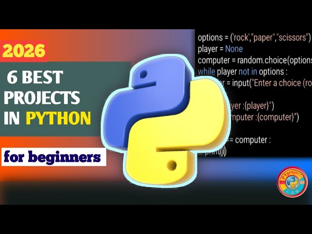 6 Best Python Projects for Beginners 🚀 | Python Basics to Advanced Logic #python #pythonproject 