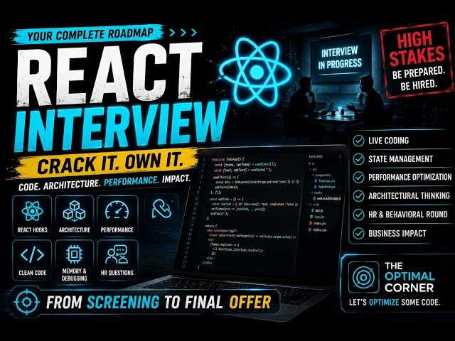 React Developer Interview Guide  Coding, Architecture, Performance & HR Round