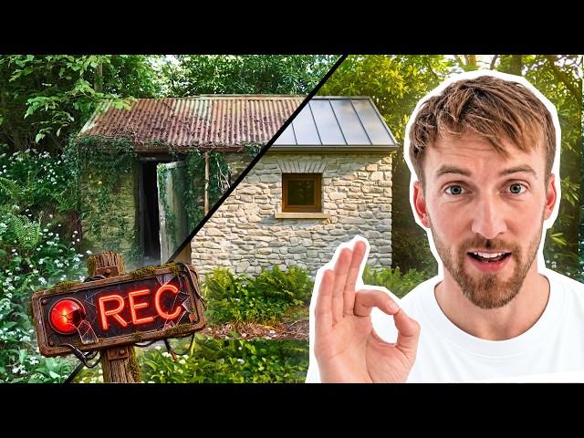 I Made a Tiny House Inside This Ruined PUBLIC TOILET