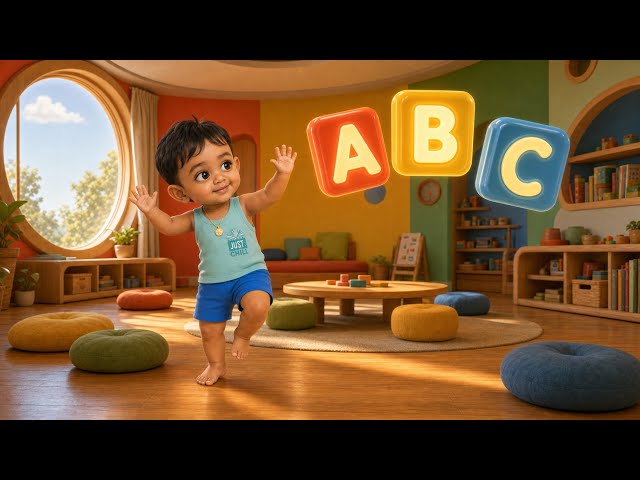👶🌞Phonics ABC Learning for Toddlers | Fun Alphabet Song with Toby Turtle☀️💗
