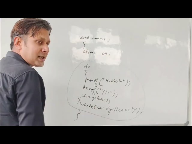 Do while loop in C infohills