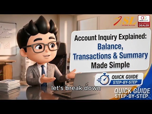 Account Inquiry Explained: Balance, Transactions & Summary Made Simple