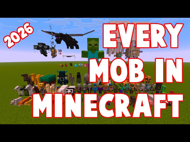 Every Single Mob in Vanilla Minecraft 2026