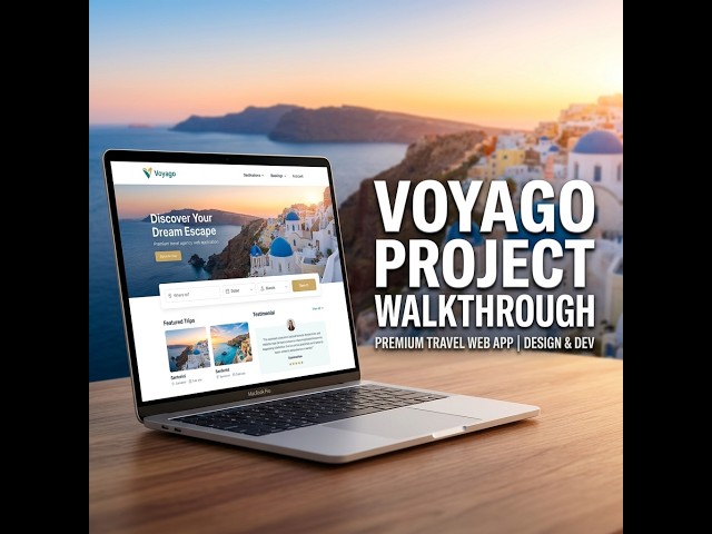 Voyago Travel Agency   Full Stack MERN Project Walkthrough