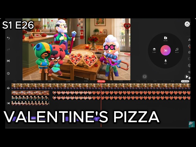 Valentine's Pizza (Episode 26) Brawl Stars Kinemaster Speedrun