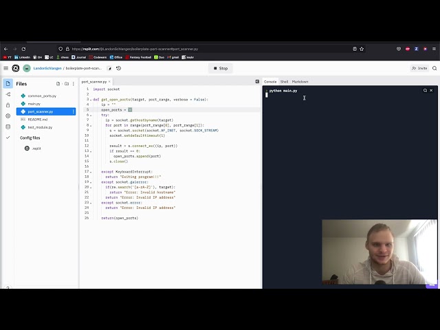 Python Port Scanner | FreeCodeCamp