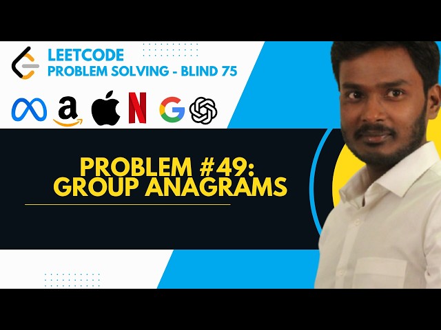 LeetCode 49: Group Anagrams Java | Arrays & Hashing Playlist #4