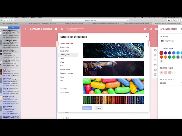 How to create a survey with google forms