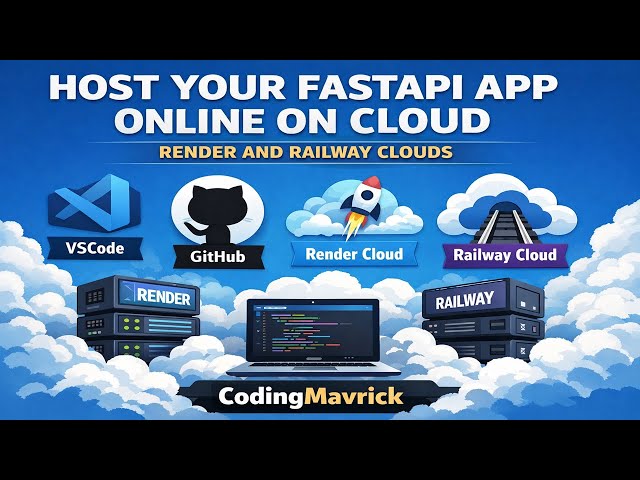 🔴  LIVE Host Your FastAPI App Online on Cloud (Render and Railway Full Tutorial) 2025 | (E-44)