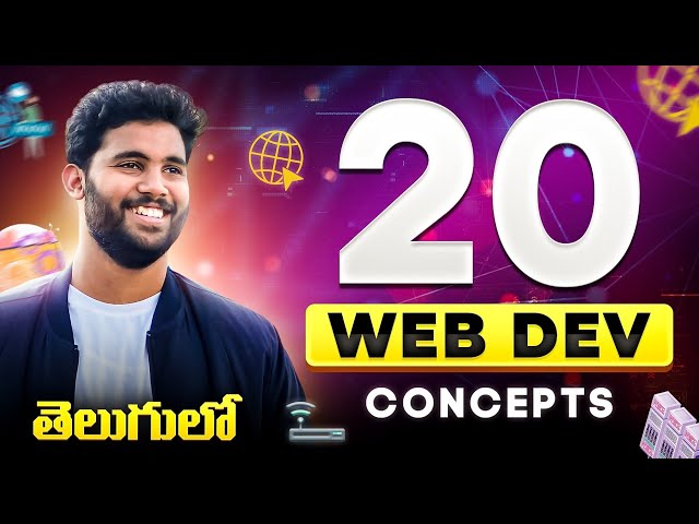 Don't Learn React & NodeJS Without Knowing These 20 Web Dev Concepts🚨🚨 | Telugu