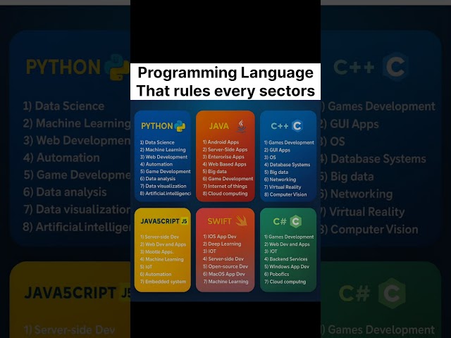 Programming Language For Tech Sectors