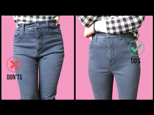 DIY How to Fix a Baggy Pants/Jeans Crotch | Hacks for Fixing Baggy crotch Pants effortlessly by Hand