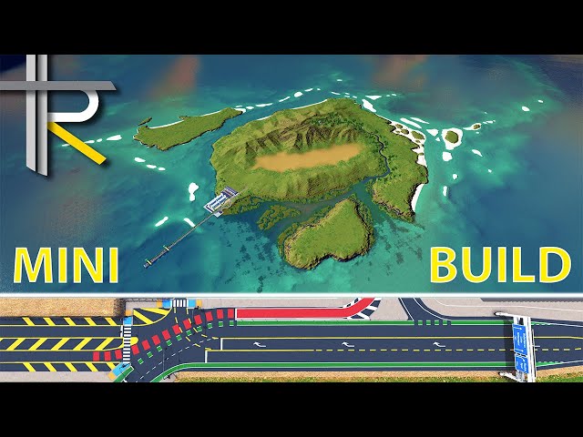 Cities: Skylines - Island, Wharf & Intersection Marking - Mini Build