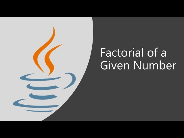 Important Java Program for Interviews Pgm 17:How to Find Factorial of a Given Number Using Recursion