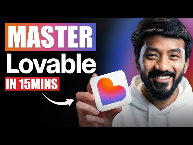Lovable Tutorial For Beginners: Build A Full App With No Coding In 15 Minutes