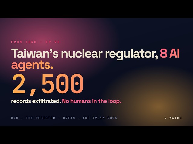 8 AI agents just ran the first autonomous nation-state cyberattack against Taiwan.