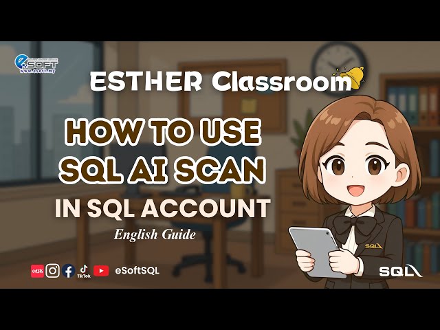 AI EASY SCAN | NEW FUNTION IN SQL ACCOUNT | ENGLISH GUIDE