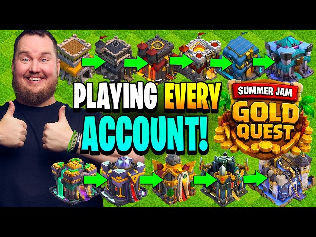 Playing ALL 14 of My Accounts For Summer Jam!