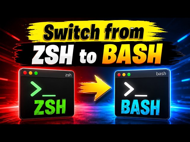 How to Switch from ZSH to BASH on Mac | Change Default Shell in macOS