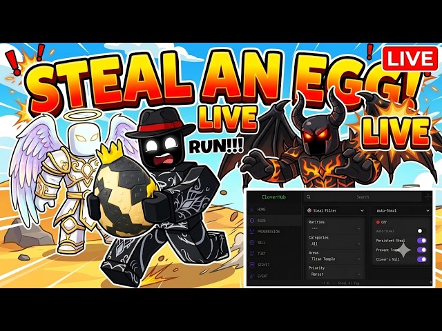 Live on steal an egg using Script #live #script #stealanegg #roblox