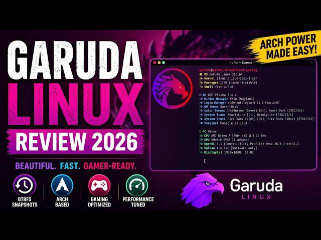 Is Garuda Linux Worth Using in 2026? Full Review