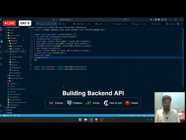 Day 6 | Building Advance Backend | No vibe coding.