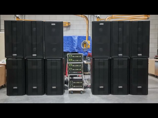 Master Audio Amate MD4 speakers sound test setup 3K6 ampfilier PA Stage Setup soundcheck Anlage