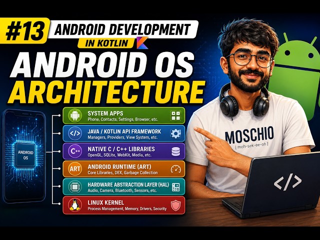 #13 Android OS Architecture | Android Development in Kotlin