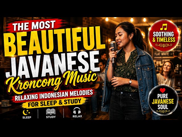 The Most Beautiful Javanese Kroncong Music | Relaxing Indonesian Melodies for Sleep & Study