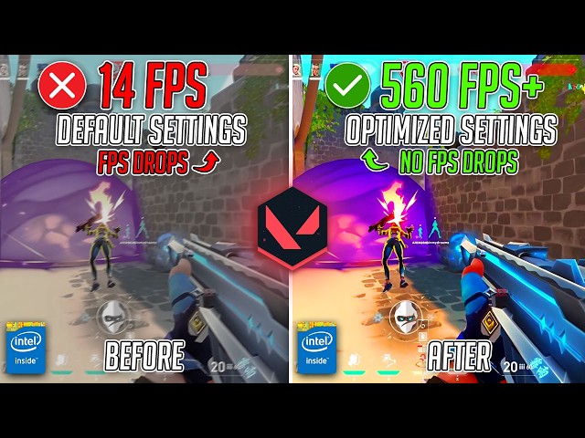 Valorant Act 3 - BEST PC Settings to FIX FPS Drops, Lags, Stutter & Input Delay on ANY PC 📈