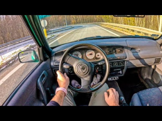 1996 Skoda Felicia (1.3 | 54 hp) | POV Test Drive #2623 | wheel Rogue 
