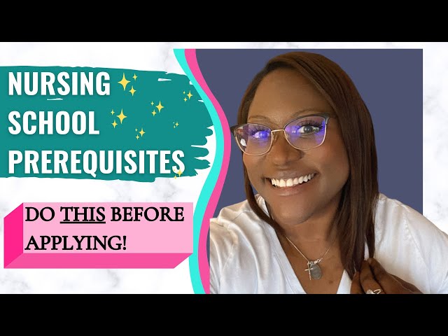 PRE-NURSING CLASSES, HOW TO STAND OUT! NURSING SCHOOL PREREQUISITES #prenursing #nursingschool