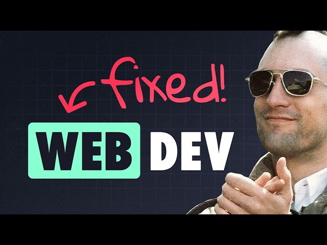 One man is quietly fixing web dev