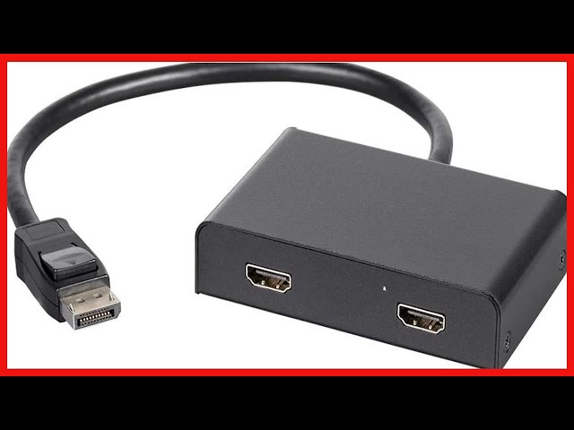 Unlock Dual Monitor Setup with the 2 Port DisplayPort 1 2 to HDMI MST Hub