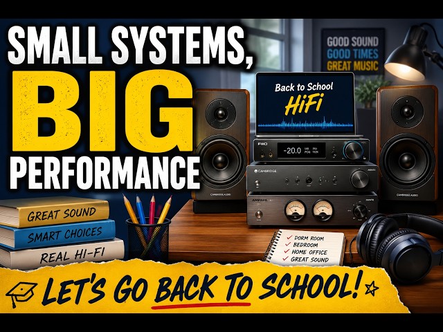 Small Systems, BIG Performance! 4 Desktop HiFi Systems That Deliver. Great HiFi Starting at $400.