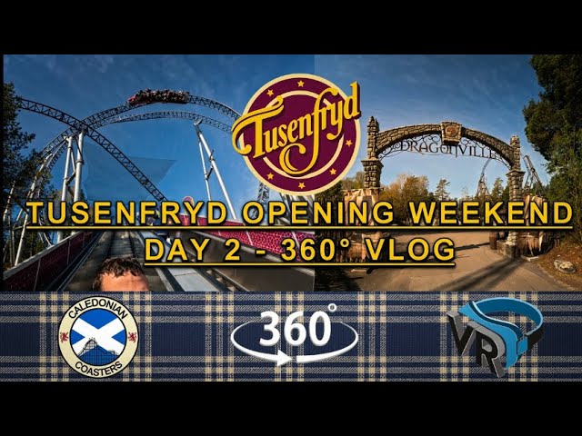 Is Tusenfryd opening weekend worth a visit? | Day 2 | 360° vlog