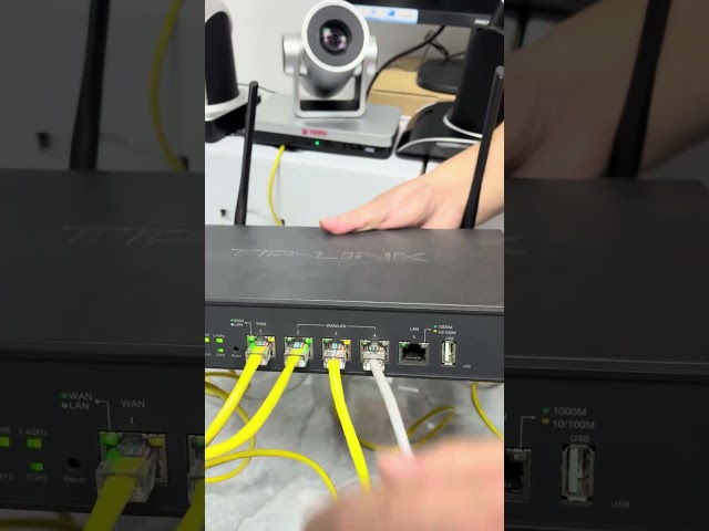 NDI HX 8ch ptz control video switcher PTZ cameras live streaming setup with Lan (Rj45) cable only .