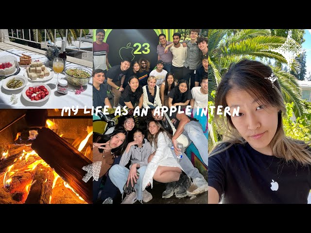 SUMMER VLOG ❀˖°: my life as an apple intern (working, karaoke, camping, wine tasting, mini golfing)