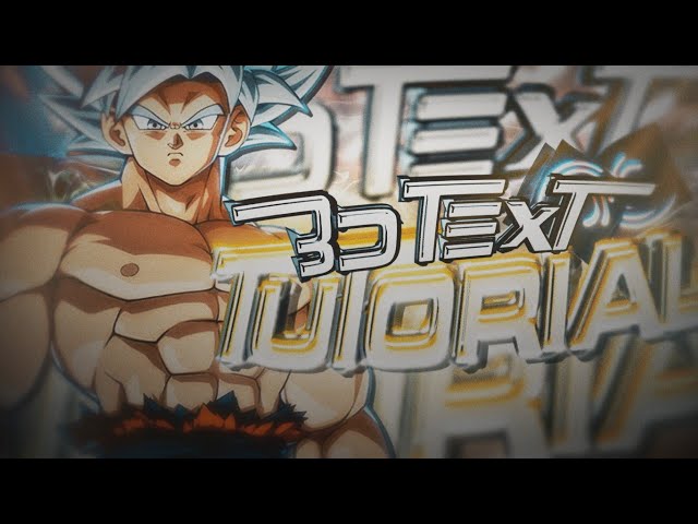 3D Text + Text Animation "Alight Motion" - Easy and Simple Tutorial [MOBILE/TUTORIAL] Preset?