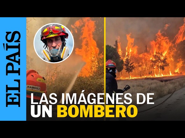 Un BOMBERO graba desde dentro el mayor INCENDIO de la historia reciente | EL PAÍS