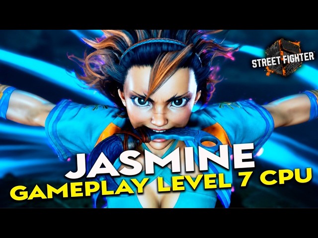 15 minutos de GAMEPLAY DE YASMINE contra la CPU LEVEL 7 | STREET FIGHTER 6