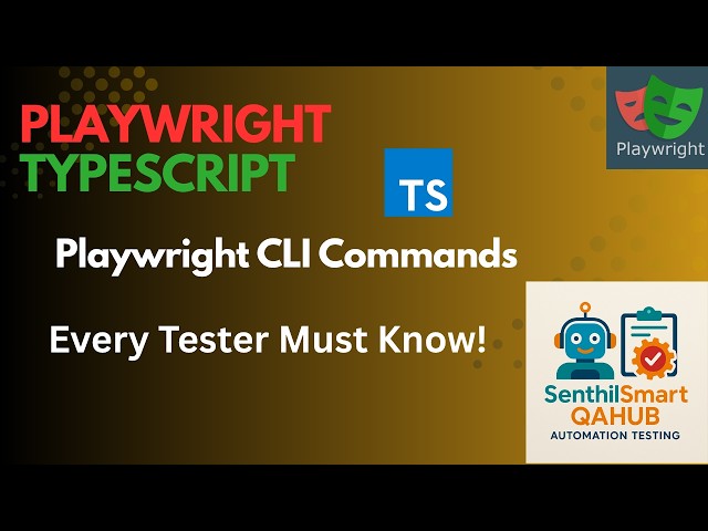 Playwright#15 Playwright CLI Commands Explained