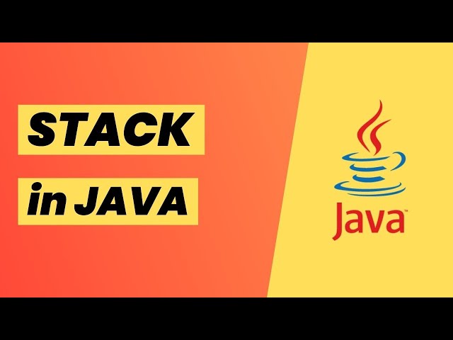 Stack in Java || Java Collection Framework  || Java Tutorial