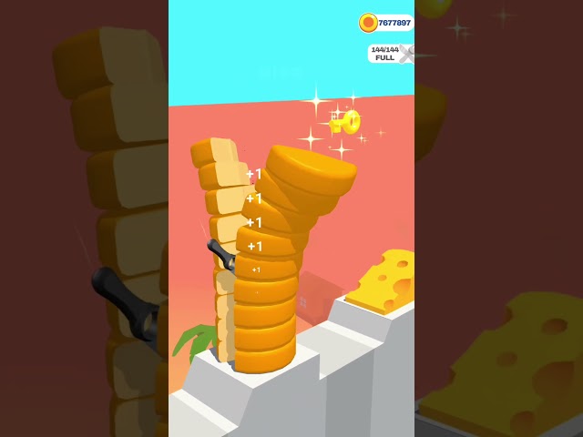 Slice Slice it all gameplay [iOS Android] satisfying and relaxing #sliceitall #shortgame