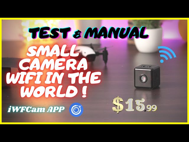 W10 1080P HD Mini Wireless Wifi Camera Infared Night Vision Motion Detecting Wide Angle unboxing