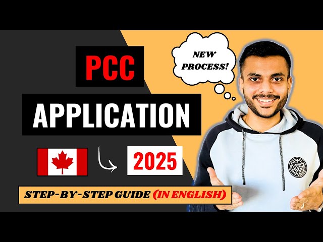¿Cómo solicitar el PCC para la residencia permanente en Canadá desde Canadá? | Dic. 2025